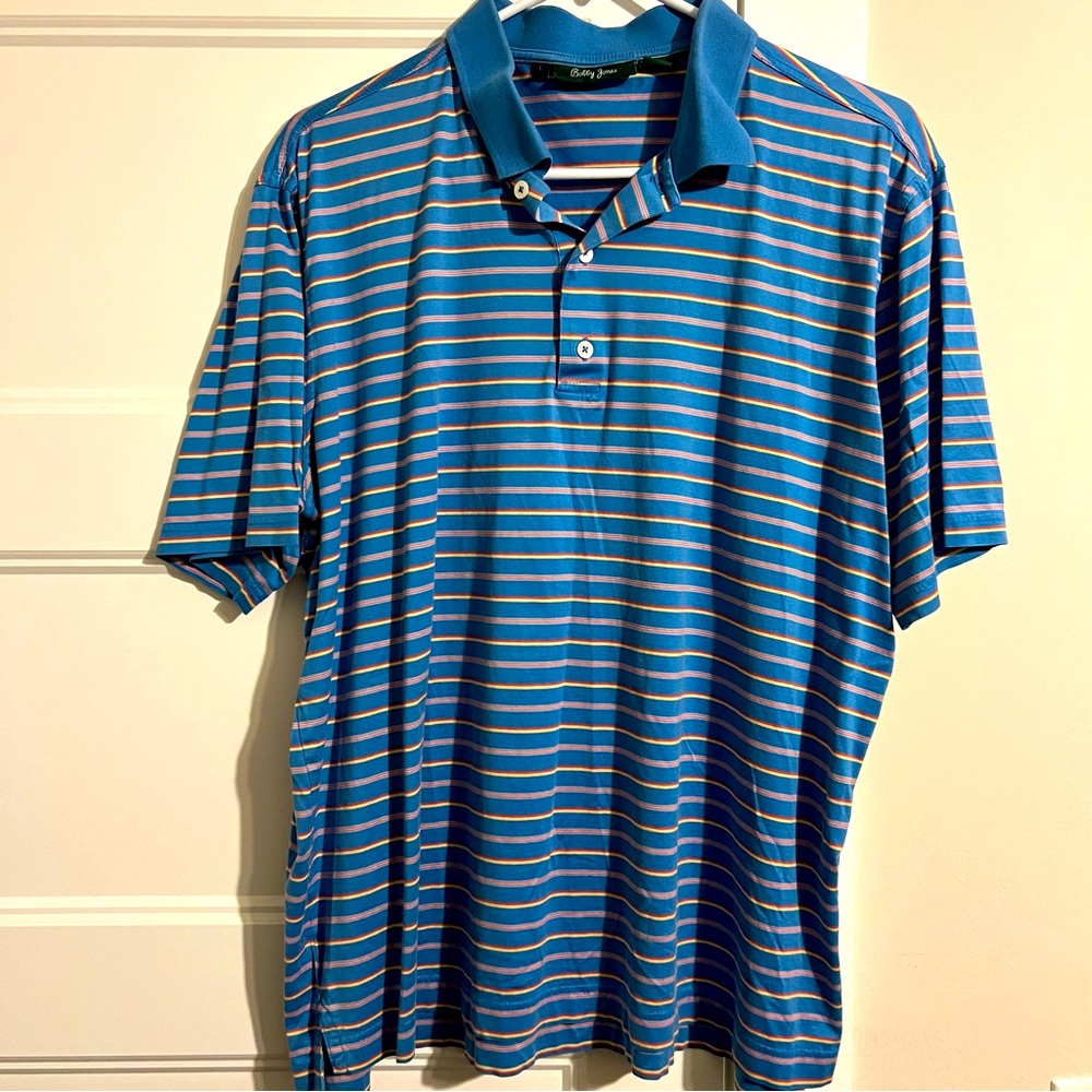 Bobby Jones Golf Polo, 100% Cotton, Men’s Large